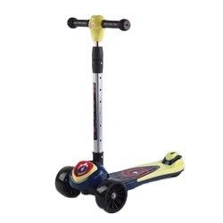 Escúter plegable de iluminación musical para niños Rosa/azul/amarillo/verde Rango de edad 2-4 años