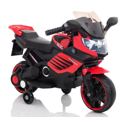 Niños Juguetes Coche 6v Motocicleta eléctrica Viajar en coche con iluminación y ruedas auxiliares