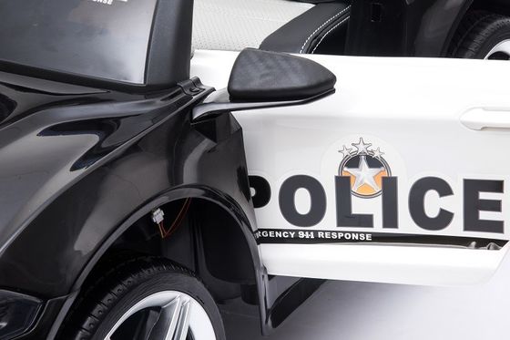 Conducción por control remoto en un coche de policía eléctrico de 12 V para niños de 2 a 4 años 2023