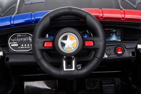 Conducción por control remoto en un coche de policía eléctrico de 12 V para niños de 2 a 4 años 2023