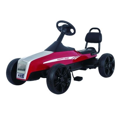 5-7 años de edad Unisex para niños Pedal Go-Kart coche con asientos delanteros y traseros ajustables