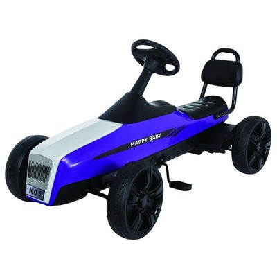 5-7 años de edad Unisex para niños Pedal Go-Kart coche con asientos delanteros y traseros ajustables