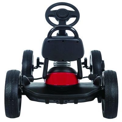 5-7 años de edad Unisex para niños Pedal Go-Kart coche con asientos delanteros y traseros ajustables