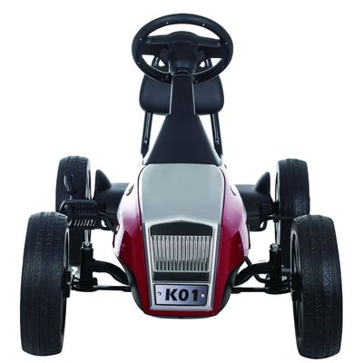 5-7 años de edad Unisex para niños Pedal Go-Kart coche con asientos delanteros y traseros ajustables
