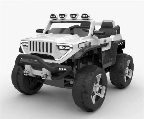 Carro eléctrico de plástico para niños con caja de almacenamiento y cuatro ruedas
