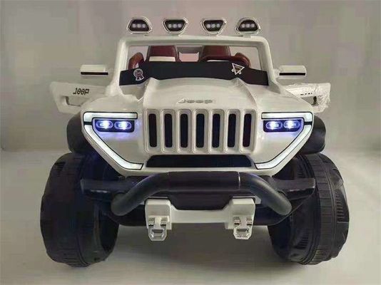 Carro eléctrico de plástico para niños con caja de almacenamiento y cuatro ruedas
