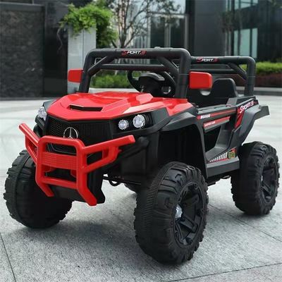 108 * 62 * 66Cm de plástico todo terreno paseo en coche para niños 12v de lujo de dos plazas coche eléctrico