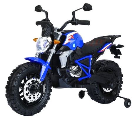 Conducción de motocicleta todoterreno en coche eléctrico para niños con control remoto incluido