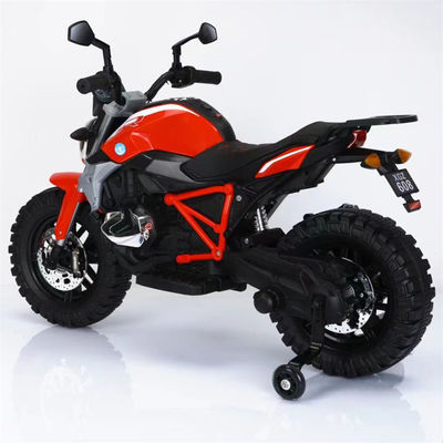 Conducción de motocicleta todoterreno en coche eléctrico para niños con control remoto incluido