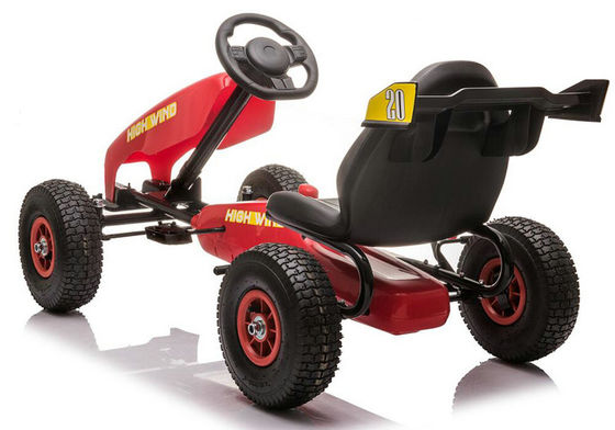 Popular paseo en ruedas inflables en pedales coche de go-kart para niños rango de edad de 2 a 4 años