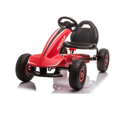 Asiento ajustable 4 ruedas paseo en pedal kart coche para niños unisex de 3 a 8 años