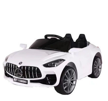 Juguete eléctrico de plástico para niños de 4 ruedas en coche con mando a distancia 2.4G y batería de 12V