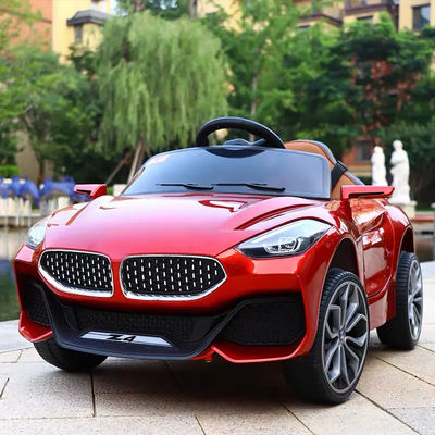 Coche eléctrico de 4 ruedas con control remoto Bebé paseo en coche de juguete G.W. N.W. 14.7KG/12.1 KG