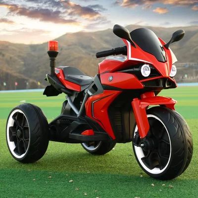 Motocicleta para niños eléctrica certificada BIS con función de educación temprana y luz de advertencia
