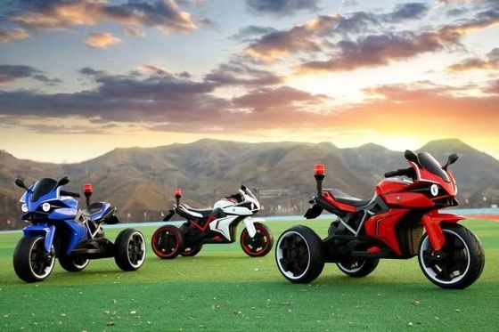 Motocicleta para niños eléctrica certificada BIS con función de educación temprana y luz de advertencia