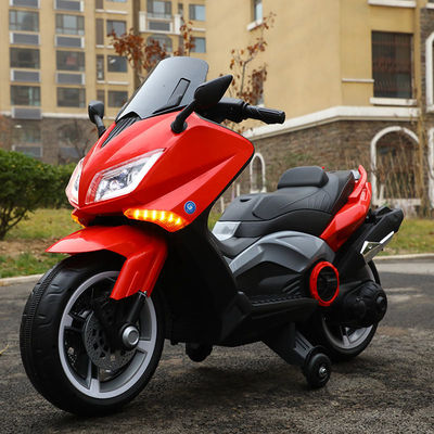 109*42*72CM Niños montan en motocicleta en juguetes de automóvil con faros LED y 12V eléctrico