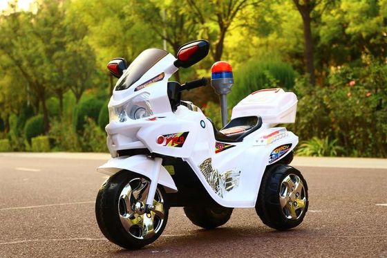 Motocicleta policial eléctrica de 6V para niños Tamaño 117*55*72cm Edad 2-8 años