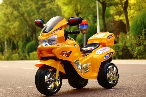 Motocicleta policial eléctrica de 6V para niños Tamaño 117*55*72cm Edad 2-8 años