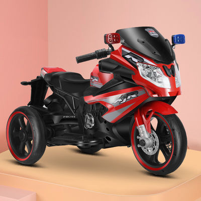 Tipo de plástico PP Niños Electricidad 3 ruedas Juguetes de motocicleta Viajar en un coche de 12 V para niños