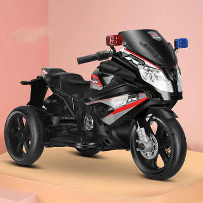 Tipo de plástico PP Niños Electricidad 3 ruedas Juguetes de motocicleta Viajar en un coche de 12 V para niños