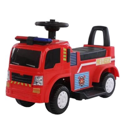 Rojo Blanco/Blanco/Rojo 6V Electric Ride On Cars para Niños Simulación Sirena Iluminación y música