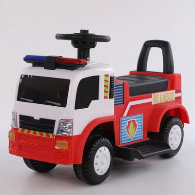 Rojo Blanco/Blanco/Rojo 6V Electric Ride On Cars para Niños Simulación Sirena Iluminación y música