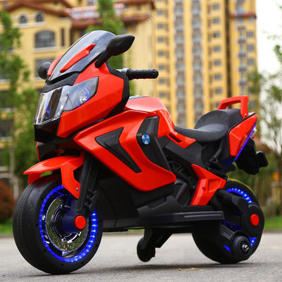 12V390 Batería Rojo Blanco Azul Conducir en motocicletas eléctricas para niños Diversión duradera