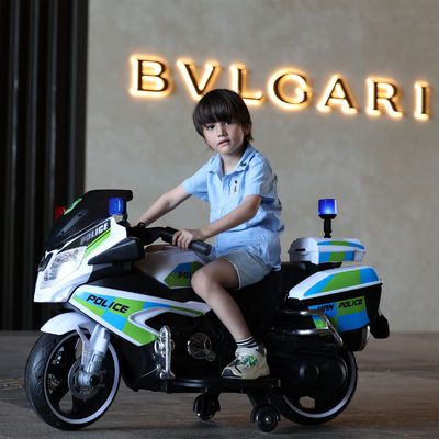 Policía Niños 2 ruedas de viaje en el coche Niños Juguetes de motocicleta con cartón Tamaño 106 * 38 * 64cm