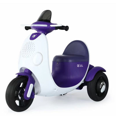 6v Electric Cute Kids Motorcycle Tricycle con música y motor ligero 380*2 CBM 0.122m2
