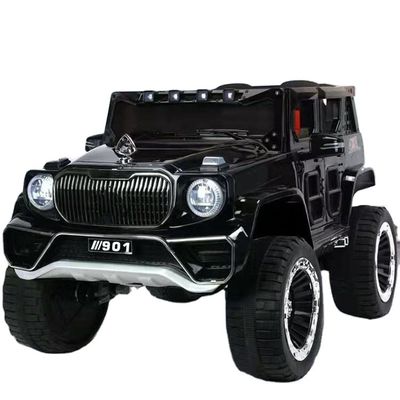 12V Electric Ride On Car Toy 2 asientos con asiento de cuero de control remoto y rueda EVA