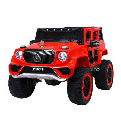 12V Electric Ride On Car Toy 2 asientos con asiento de cuero de control remoto y rueda EVA