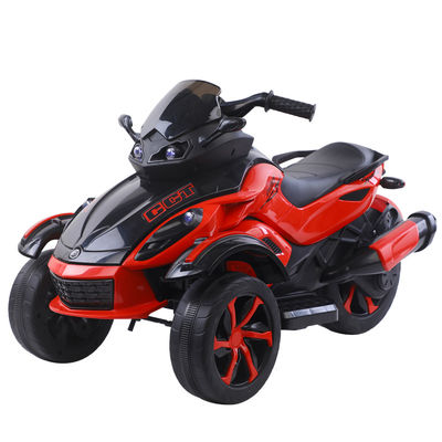 Unisex 12v Electric Ride On Motorcycle 3 ruedas coche para niños Luces musicales incluidas