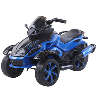 Unisex 12v Electric Ride On Motorcycle 3 ruedas coche para niños Luces musicales incluidas