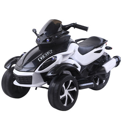 Unisex 12v Electric Ride On Motorcycle 3 ruedas coche para niños Luces musicales incluidas