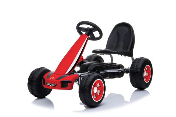 2022 Carro para niños con pedal Go-Kart Apto para 2-8 años de edad Tamaño de cartón 83*27*52