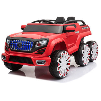 Autos para niños con control remoto 6*6 Autos eléctricos de paseo 12V con luces de rueda Juguetes educativos