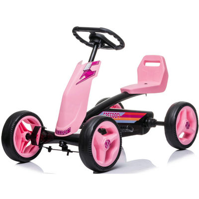 Entre 2 y 4 años de edad Niños Pedal Go Kart con asiento ajustable y pedaleo en coche