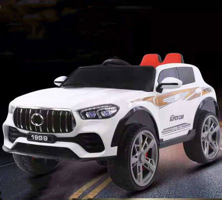 Control remoto 12 voltios eléctrico de dos plazas de paseo en el coche juguete para niños pequeños 1-3 años