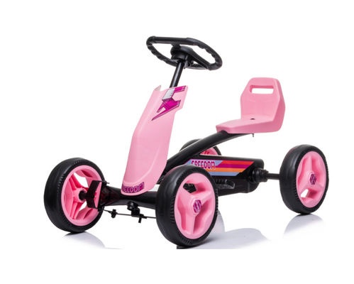 Entre 2 y 4 años de edad Niños Pedal Go Kart con asiento ajustable y pedaleo en coche