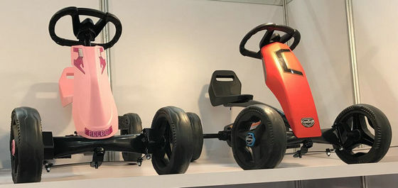 Entre 2 y 4 años de edad Niños Pedal Go Kart con asiento ajustable y pedaleo en coche
