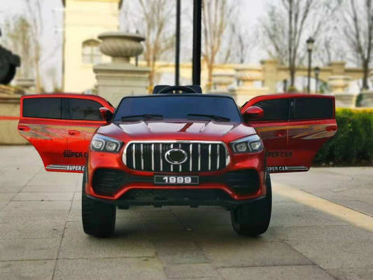 Control remoto 12 voltios eléctrico de dos plazas de paseo en el coche juguete para niños pequeños 1-3 años