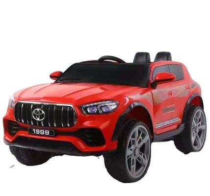 Control remoto 12 voltios eléctrico de dos plazas de paseo en el coche juguete para niños pequeños 1-3 años