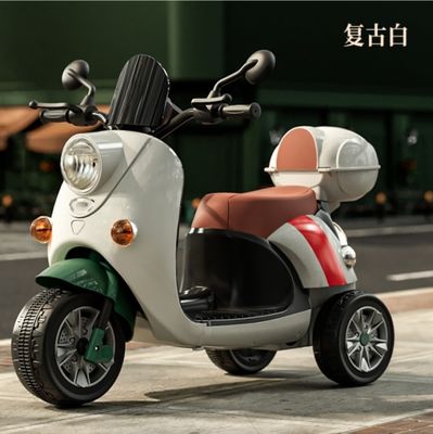 Motocicleta eléctrica recargable clásica de 6V para unisexo 2024 de batería 6V4.5/380*1