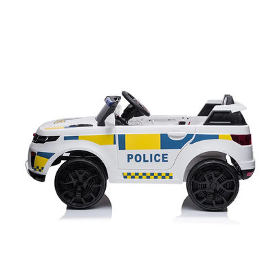 Conducción eléctrica en coche con control remoto para niños 2022 Policía estilo 4 ruedas coche de juguete