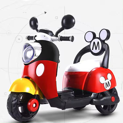 Cargador remoto Triciclo eléctrico infantil coche de música para la educación temprana en rosa