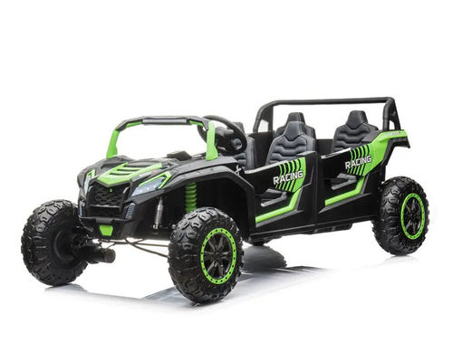 Popular 24v UTV de plástico de cuatro asientos de los niños de paseo en el coche eléctrico para niños edad adecuada