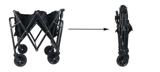 Camioneta plegable plegable con carga de 200 libras para acampar al aire libre