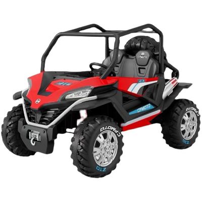 Popular 12V UTV Ride On Car para Niños Control remoto Luz LED Dos asientos Rojo Azul Blanco