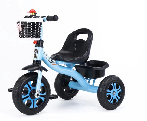 2023 Baby Trike Manos de carga rápida y cesta delantera tejida para niños de 2 a 5 años