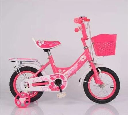 4-14 años de edad 2023 Bicicleta de dos ruedas de 16 pulgadas con pedal con dos soportes de clavos y guardabarros de plástico